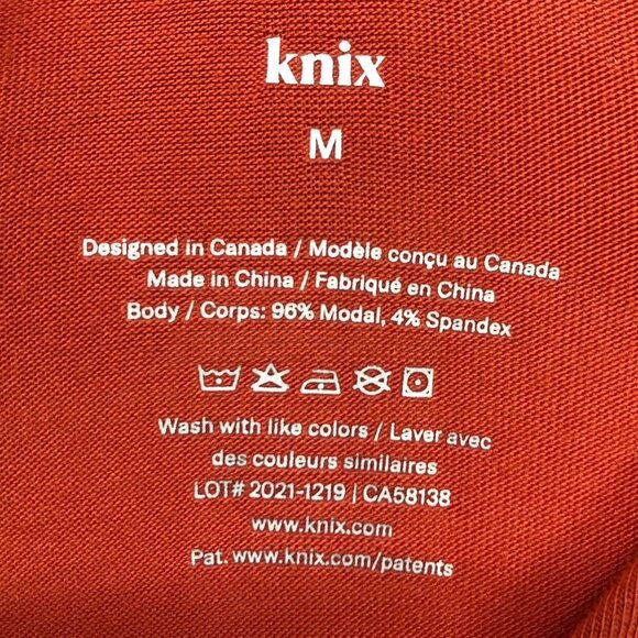 Knix orange Modal V-Neck Sleeveless Flowy Midi Dress in Sunset size M - Picture 5 of 9